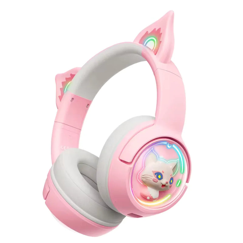 🎀 Fone de Ouvido Gamer Rosa com Orelhas – Bluetooth, Cancelamento de Ruído e Microfone 🎧🐱

Dê um toque fofo e poderoso à sua experiência de áudio com o Fone de Ouvido Gamer Rosa com Orelhas! Perfeito para jogo