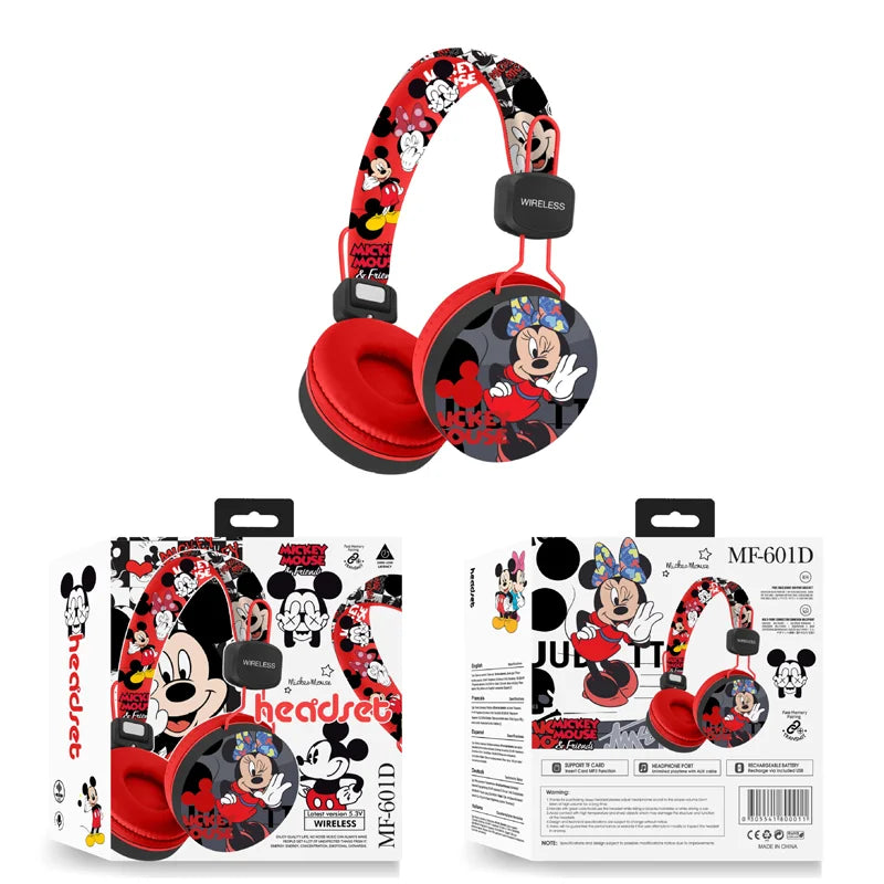 Fones de Ouvido Bluetooth Disney Mickey & Stitch – Som Surround Estéreo Dobrável

Leve a magia da Disney para sua rotina com os Fones de Ouvido Bluetooth Mickey & Stitch! Com design exclusivo e confortável, esses fones o